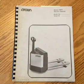 PF-1840 CROWN Wpt Pallet Walkie Service Repair Manual Book