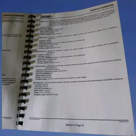 PF10458 CROWN Service Terminal Manual Programming Reading #3