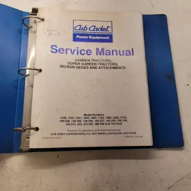 2182 CUB CADET Garden Tractor Service Manual #2