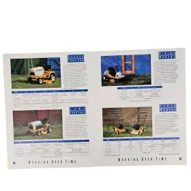 7439-92 CUB CADET Line Brochure Lawn Tractors Mowers #3