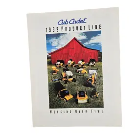 7439-92 CUB CADET Line Brochure Lawn Tractors Mowers
