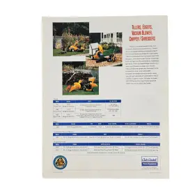 7439-93 CUB CADET Line Brochure Lawn Tractors Mowers #2