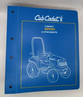 769-00298 CUB CADET Tractors Attachments Catalog