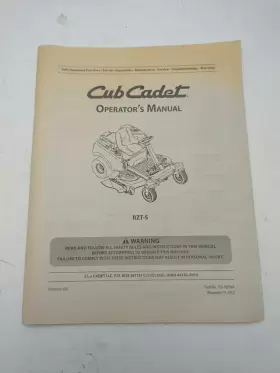 769-08504A CUB CADET Rzt Operators Manual