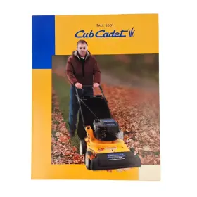 773-1029 CUB CADET Fall Brochure Mowers Chipper Shredder