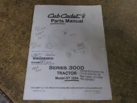 GT3204 CUB CADET Gt Garden Tractor Manual