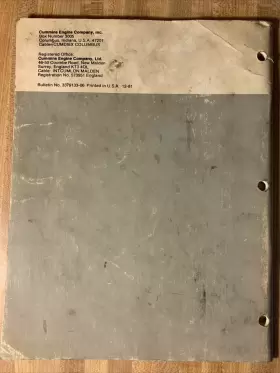 3379133-06 CUMMINS Engine Control Bulletin #3