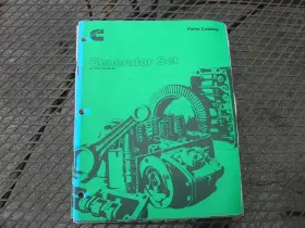 3379555-00 CUMMINS Kta Catalog Manual Generator Set
