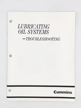 3387003-R CUMMINS Lubricating Oil Troubleshooting Manual