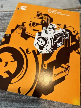 3387066-R CUMMINS Fuel Troubleshooting Manual Book Service Nt