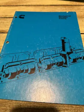 3387247 CUMMINS Mechanical Timing Mvt Manual Engine Service
