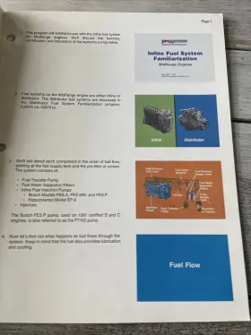 3387780 CUMMINS Fuel Familiarization Midrange Engine Manual #2