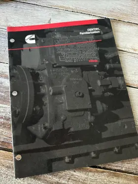 3387940 CUMMINS Familiarization Centry Control Service Repair
