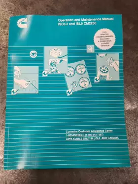 3666245-01 CUMMINS Isc Operation Manual