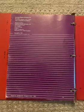3672021-00 CUMMINS Catalog Command Celect Book Manual Engine #2