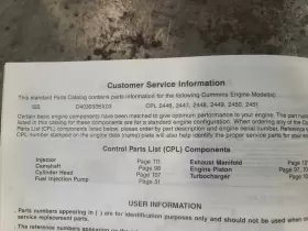 3672122 CUMMINS Catalog Isb Engine Cpl #3