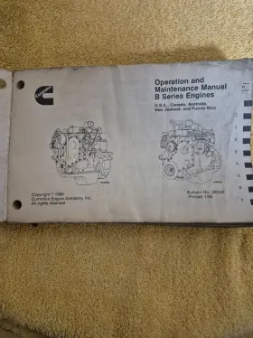 3810205-11 CUMMINS Operation Manual Engines