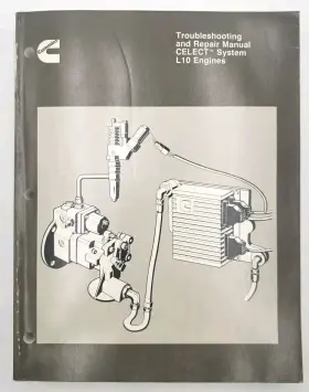 3810361 CUMMINS Engine Celect Troubleshooting Service Repair