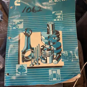 3884236-02 CUMMINS Construction Engine Manual Book Catalog