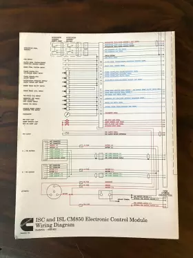 4021421 CUMMINS Isc Isl Control Module Laminated Wiring