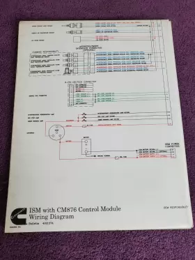 4021574 CUMMINS Ism Control Module Wiring Laminated