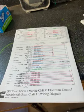4081885-02 CUMMINS Marine Control Module Wiring