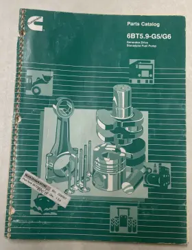 6BT5.9-G5-G6 CUMMINS Generator Drive Stanadyne Fuel Pump