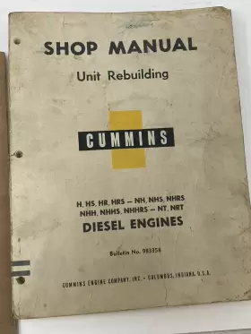 983358 CUMMINS Unit Rebuilding Manual Nh Diesel Engines