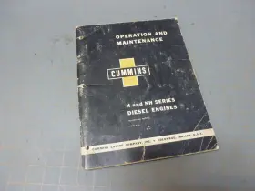 983373-D CUMMINS Nh Diesel Engines Operation Manual