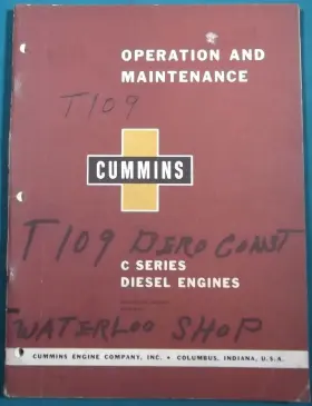 983396-C CUMMINS Engine Operator Operation Manual Book