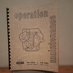 983467 CUMMINS Lvc Engine Operation Manual