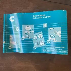 CM2150 CUMMINS Isc Isl Owners Manual