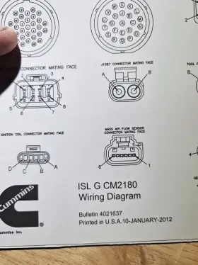 CM2180 CUMMINS Isl Wiring Bulletin