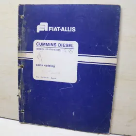 HD41B CUMMINS Fiat Allis Diesel Engine Manual Book Crawler