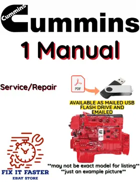 ISBE4 CUMMINS Engine Isbe Service Repair Manual Pdf Usb