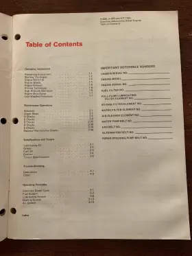 KT-1150 CUMMINS Operation Manual Diesel Engine #3