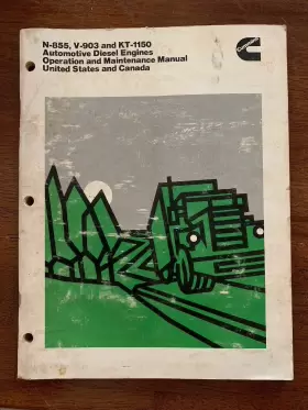 KT-1150 CUMMINS Operation Manual Diesel Engine