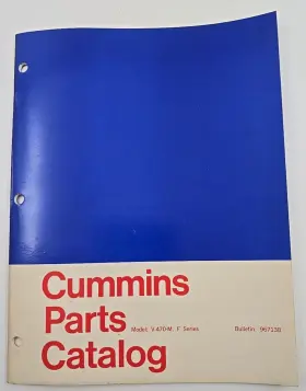 V-470-M CUMMINS Catalog Bulletin