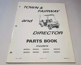 820630 CUSHMAN Town Fairway Director Book Manual