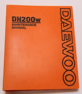 2023-7048 DAEWOO Excavator Engine Manual Pullouts
