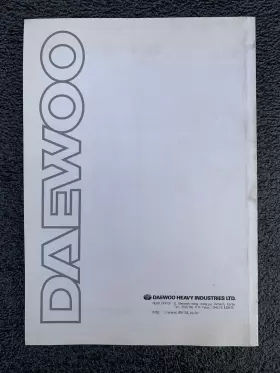 BC20T DAEWOO Lift Forklift Book Manual #3