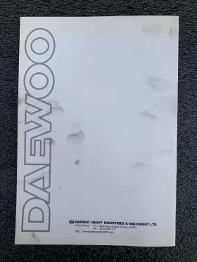 G50SC-2 DAEWOO Lift Forklift Book Manual #2
