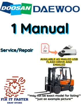 GC20S-3 DAEWOO Doosan Forklift Service Repair Manual Pdf Usb