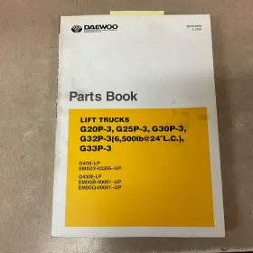 SB1012E08 DAEWOO Manual Book Catalog Fork Lift