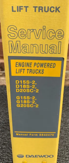 SB2100E DAEWOO Engine Lift Manual