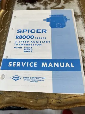 R8000 DANA Spicer Transmission Service Manual