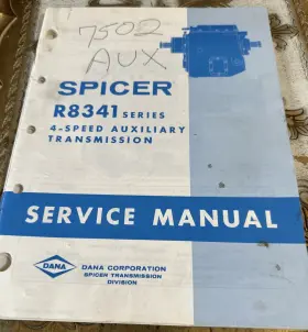 R8341 DANA Spicer Transmission Service Manual