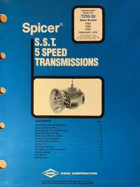 T210-39 DANA Spicer Transmission