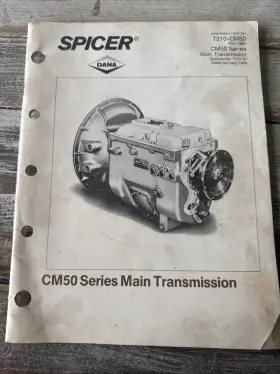 T210-CM50 DANA Spicer Transmission Weatherly Index