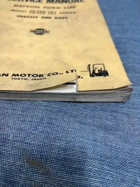 FG106-107 DATSUN Forklift Service Manual Chassis Body #2